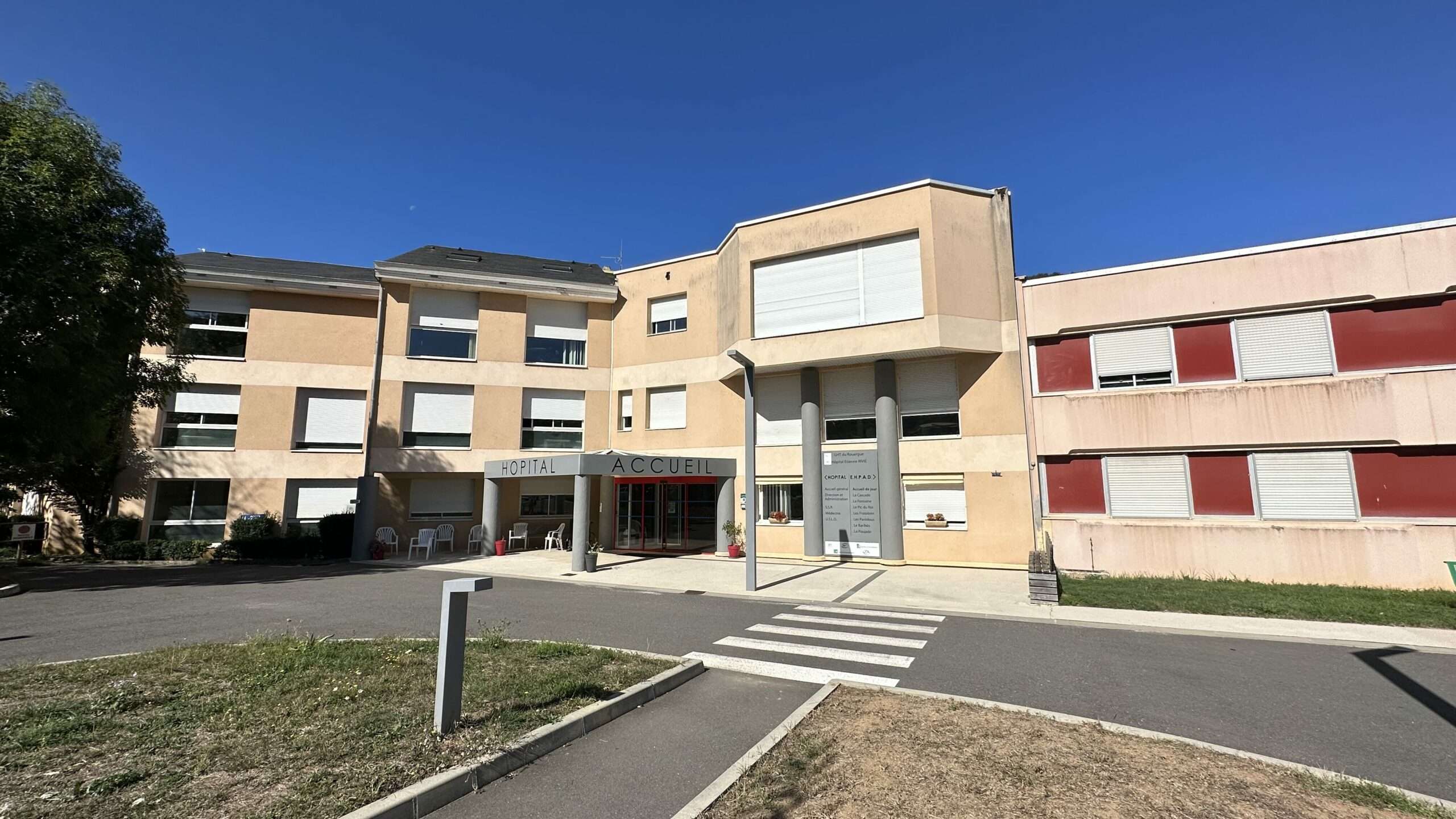 Façade du centre hospitalier